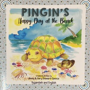 Pingin's Happy Day at the Beach book, poster, memory cards set