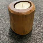 Wooden Candle Holder 1 candle
