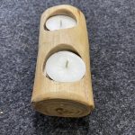 Wooden Candle Holder 2 candles