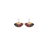 Generations Layered Fan Hoop Earrings