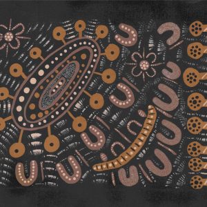 Indigenous Print - The Strength of Men